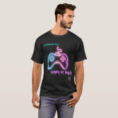 T-shirt Coder par jour, Gamer par nuit - Jeu & Codage (Devant entier)