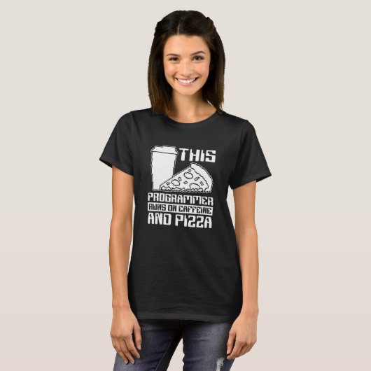 T-shirt Coder Programmation de codage logiciel Ingénieur P (Devant entier)