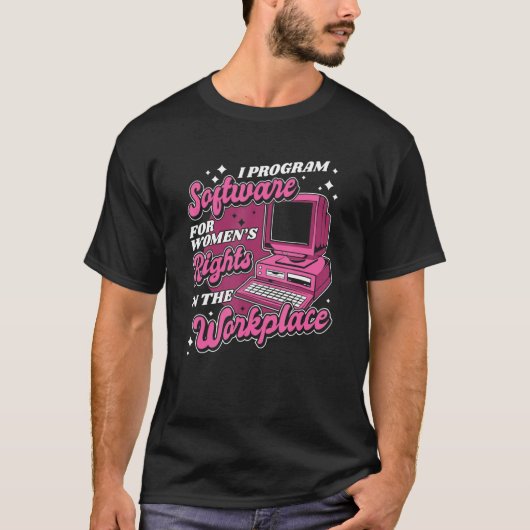 T-shirt Coder Programme d'ingénieur logiciel de codage en (Devant)