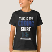 T-shirt Coder programmeur informatique Nerd C'est mon code (Devant)