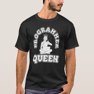T-shirt Coder Queen Coding Developer - Ingénieur logiciel