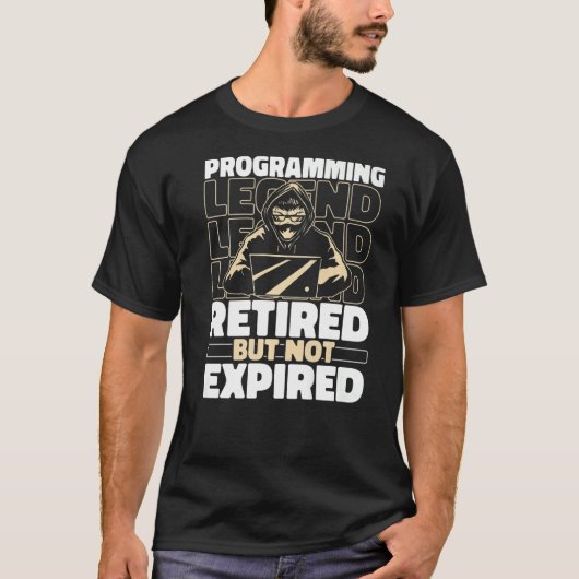 T-shirt Coder Retraite Coding Developer Software Engineer (Devant)