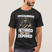 T-shirt Coder Retraite Coding Developer Software Engineer  (Devant)