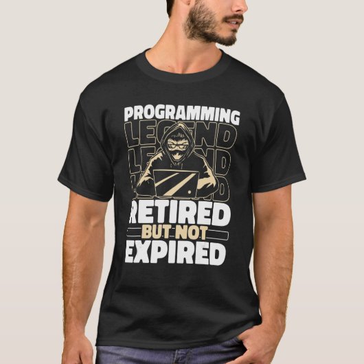 T-shirt Coder Retraite Coding Developer Software Engineer  (Devant)