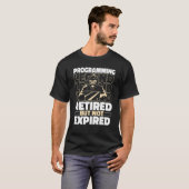 T-shirt Coder Retraite Coding Developer Software Engineer  (Devant entier)