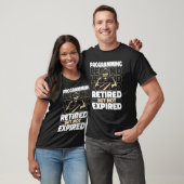 T-shirt Coder Retraite Coding Developer Software Engineer  (Unisexe)