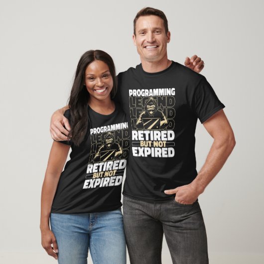 T-shirt Coder Retraite Coding Developer Software Engineer  (Unisexe)