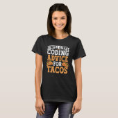 T-shirt Coder  Taco  Coding Mexican Food for Programmer  4 (Devant entier)