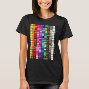 T-shirt Codes hexadéciex du graphique de couleurs