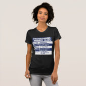 T-shirt Codeur informatique à tarif horaire Funny Programm (Devant entier)