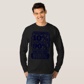 T-shirt Codeur informatique pour programmeurs de programma (Devant entier)