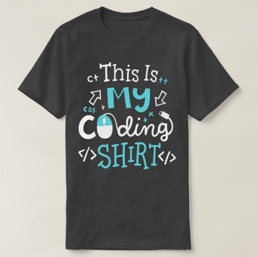 T-shirt Codeur ordinateur 1 (Design devant)