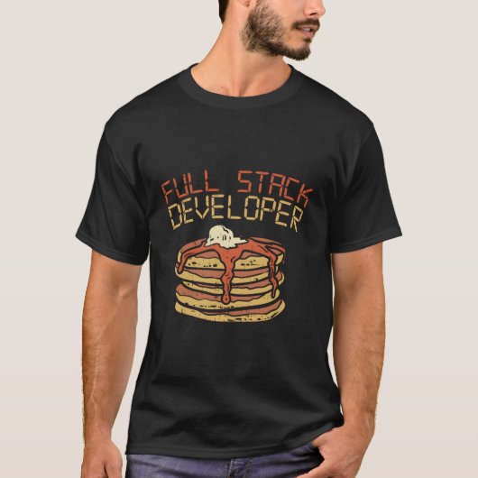 T-shirt Codeur programmeur développeur de pile complète (Devant)