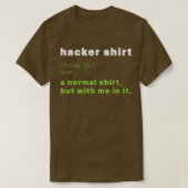T-shirt Codeur programmeur informatique Hacker 1 (Design devant)