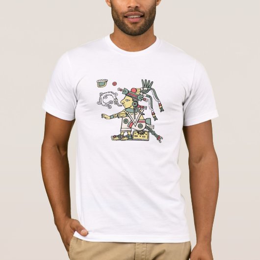 T-shirt Codex aztèque montrant quelqu'un parlant (Devant)