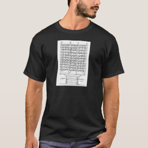 T-shirt Codex Duran de la tzompantli aztèque