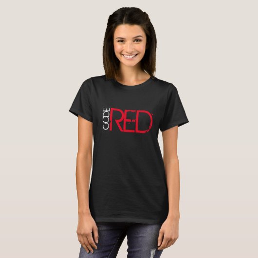 T-SHIRT CODEZ LE BASIC ROUGE (Devant entier)