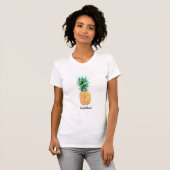 T-shirt Codez le mot "ananas" - obsession de 80 jours (Devant entier)