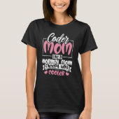 T-shirt Coding Coder Maman Comme Une Maman Normale Sauf P  (Devant)