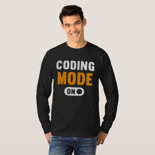 T-shirt Coding Mode on (Devant entier)