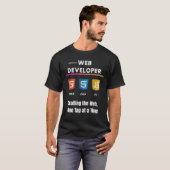 T-shirt Coding Web Developer (Devant entier)