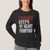 T-shirt Coding  Women Men Code Developer Programming Geek  (Devant)