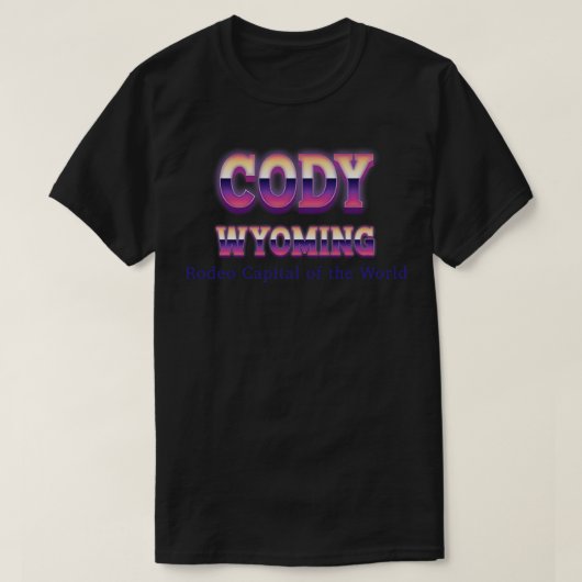 T-shirt Cody Wyoming (Design devant)
