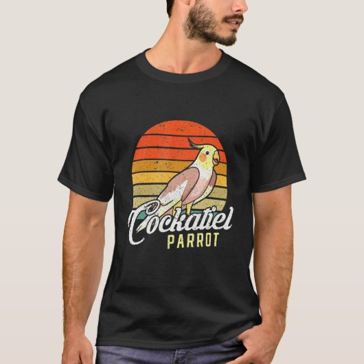 T-shirt Coekatiel Parrot Design Oiseau (Devant)