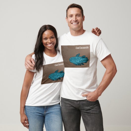 T-shirt Coelacanthe- Poisson ancien (Unisexe)