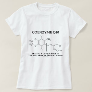 T-shirt Coenzyme Q10 Chaîne de transport électronique à