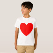 T-shirt Coeur (Devant entier)