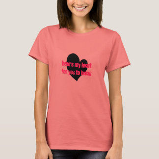 T-shirt Coeur