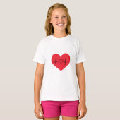 T-shirt coeur (Devant entier)