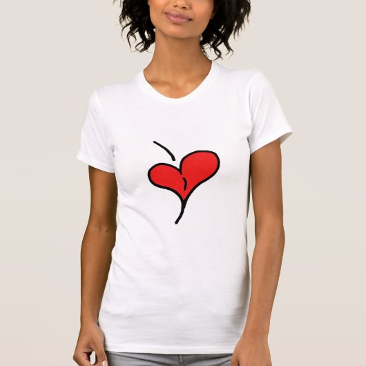 T-shirt coeur (Devant)