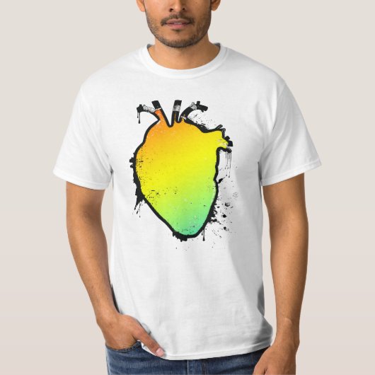 T-shirt coeur (Devant)