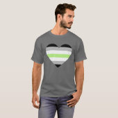 T-Shirt Cœur Agender (Devant entier)