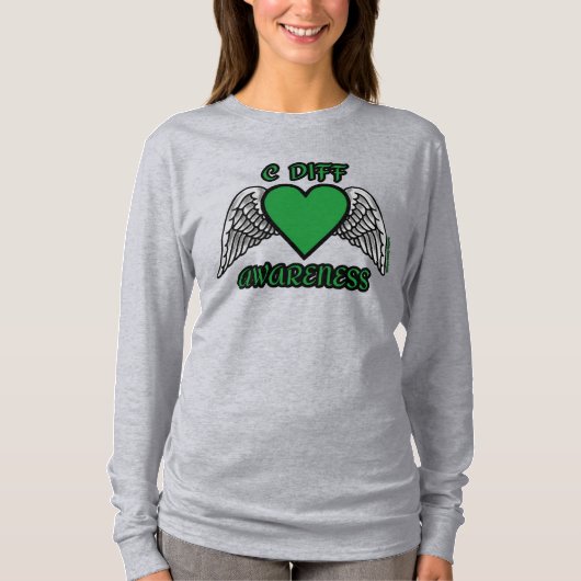 T-shirt Coeur/Ailes...C Diff (Devant)