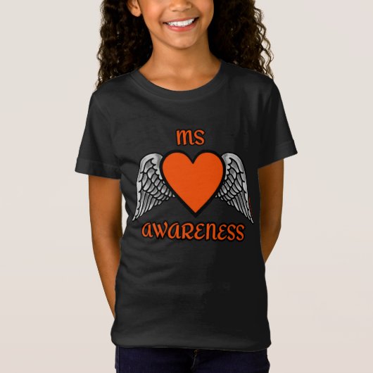 T-Shirt Coeur/ailes...MS (Devant)
