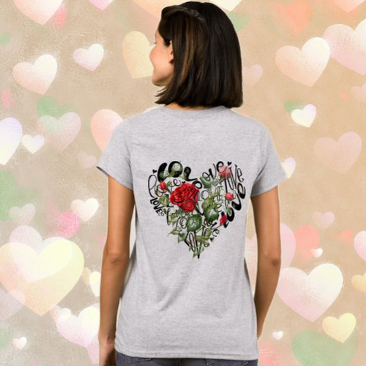 T-shirt Coeur aimant