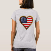 T-shirt Coeur américain (Dos)