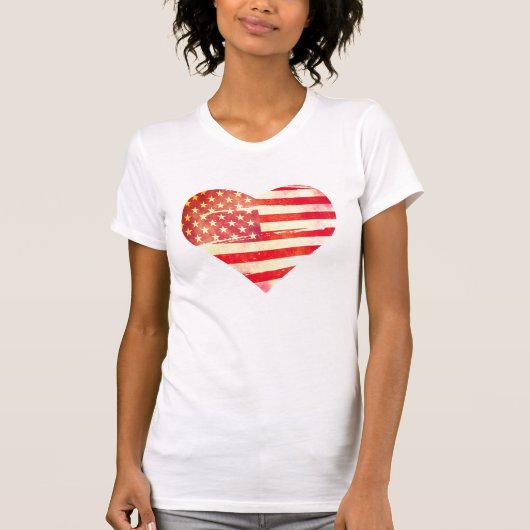 T-shirt Coeur américain (Devant)