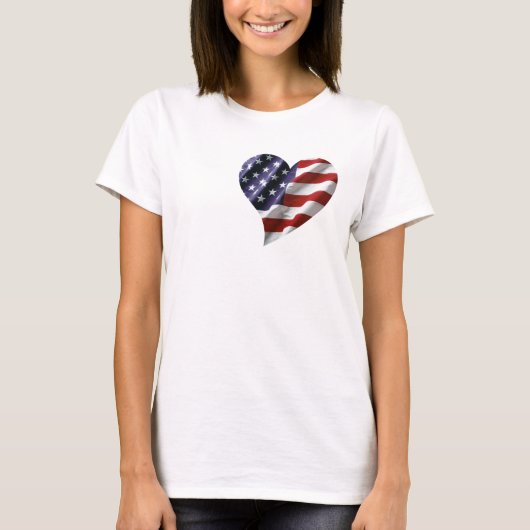 T-shirt Coeur américain (Devant)