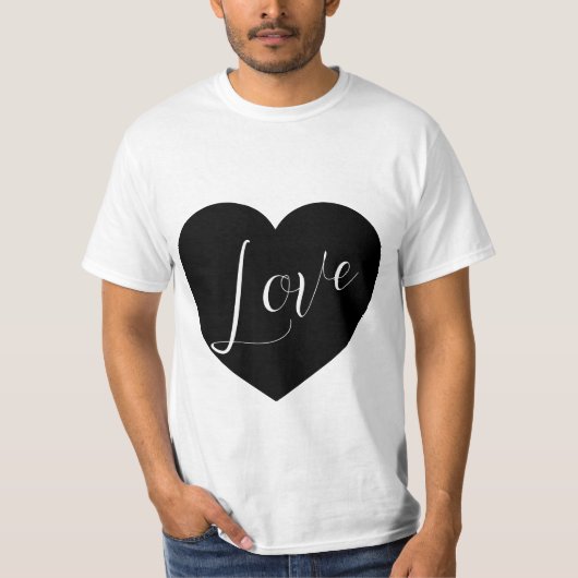 T-Shirt Cœur Amour (Devant)
