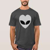 T-shirt Coeur Amour Alien (Devant)
