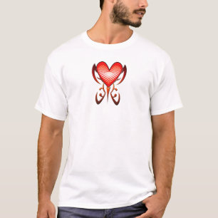 T-shirt Coeur Amour Tribal