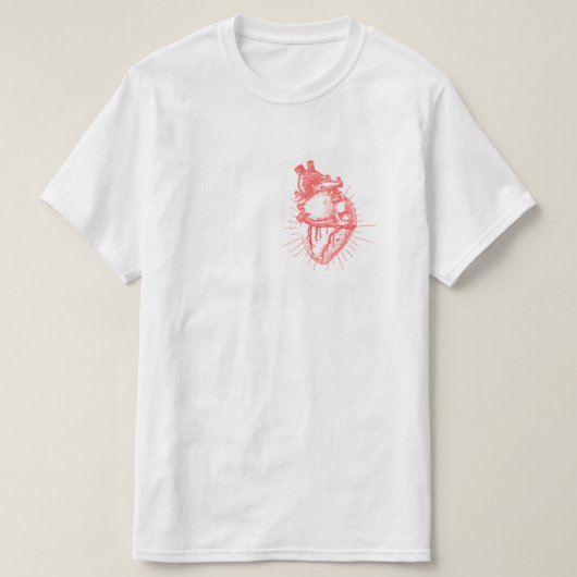 T-shirt Coeur anatomique (Design devant)