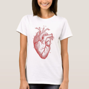 T-shirt Coeur anatomique rouge