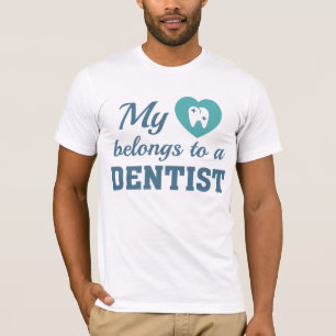T-shirt Cœur Appartient Dentiste