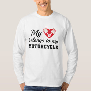 T-shirt Cœur Appartient Moto