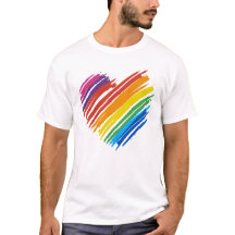Coeur arc-en-ciel